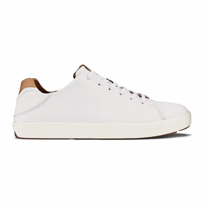 Zapatos Olukai Lae‘ahi Lī ‘Ili - Zapatillas Hombre Blancos 20786-295